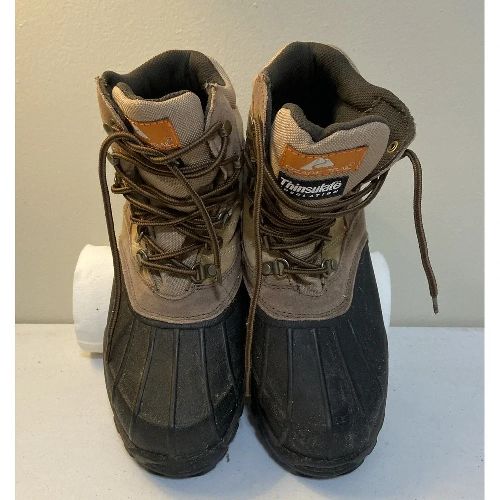 Ozark Trail Womens Eagle Duck Boots Lined‎ Thinsulate Leather Sz 11 Warm Nice